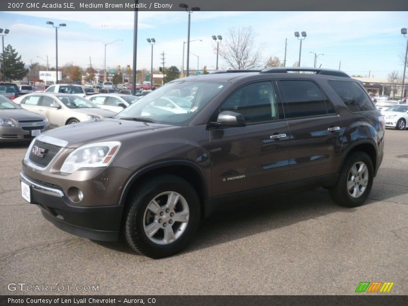 Medium Brown Metallic / Ebony 2007 GMC Acadia SLE