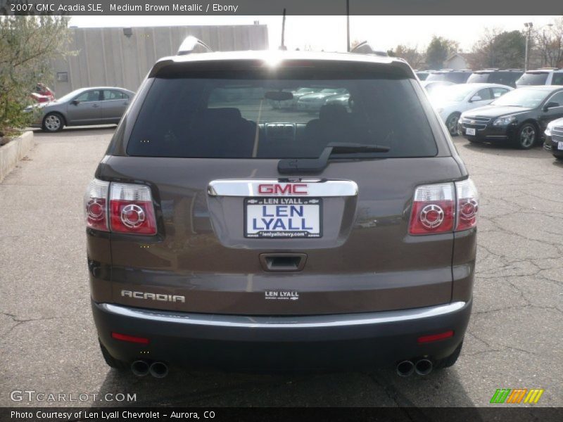 Medium Brown Metallic / Ebony 2007 GMC Acadia SLE