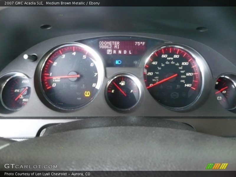 Medium Brown Metallic / Ebony 2007 GMC Acadia SLE