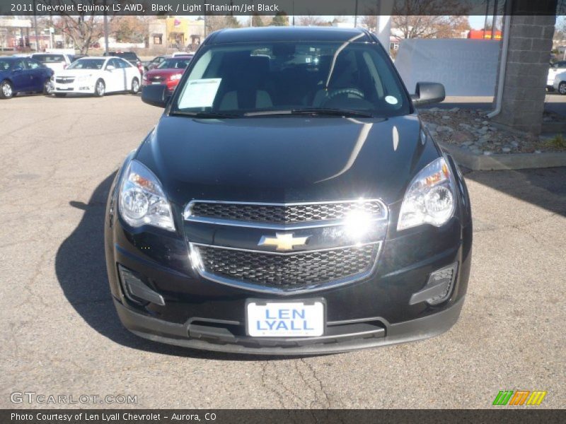 Black / Light Titanium/Jet Black 2011 Chevrolet Equinox LS AWD