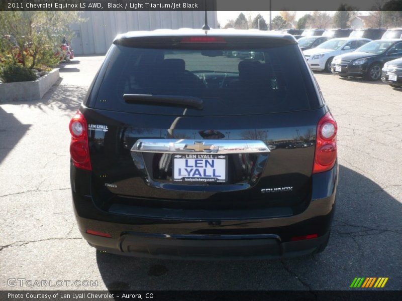 Black / Light Titanium/Jet Black 2011 Chevrolet Equinox LS AWD