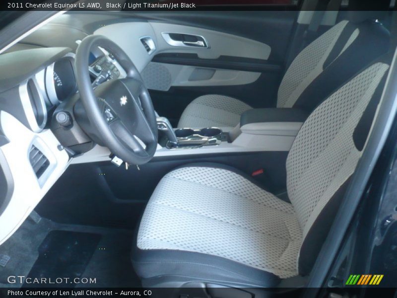 Black / Light Titanium/Jet Black 2011 Chevrolet Equinox LS AWD