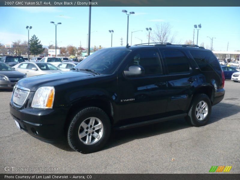 Onyx Black / Ebony Black 2007 GMC Yukon SLT 4x4