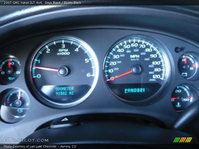 Onyx Black / Ebony Black 2007 GMC Yukon SLT 4x4