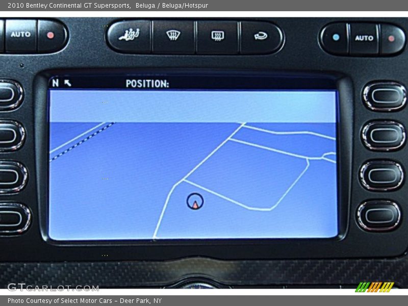 Navigation of 2010 Continental GT Supersports