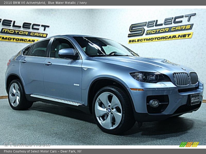 Blue Water Metallic / Ivory 2010 BMW X6 ActiveHybrid