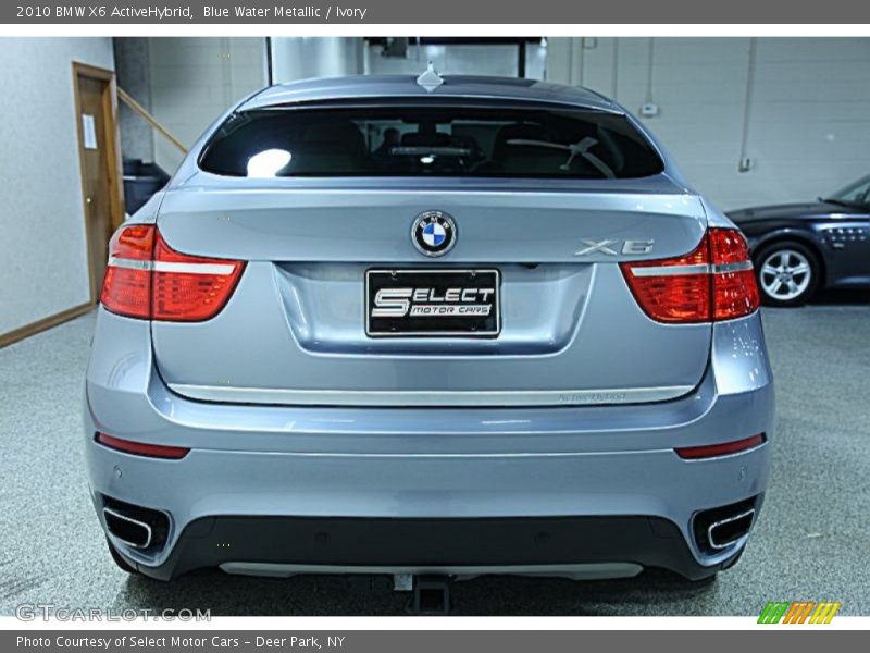 Blue Water Metallic / Ivory 2010 BMW X6 ActiveHybrid