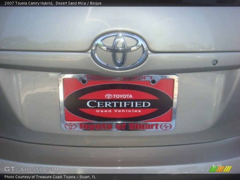Desert Sand Mica / Bisque 2007 Toyota Camry Hybrid