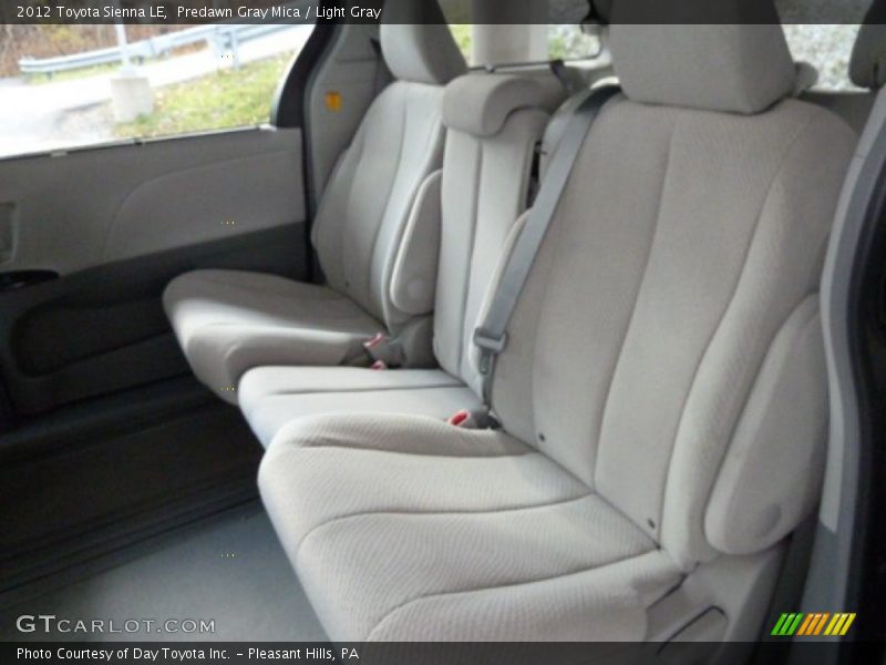 Predawn Gray Mica / Light Gray 2012 Toyota Sienna LE