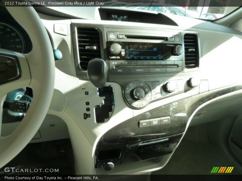 Predawn Gray Mica / Light Gray 2012 Toyota Sienna LE