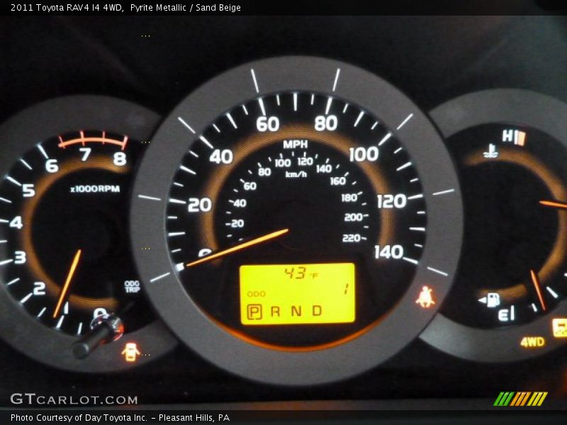 Pyrite Metallic / Sand Beige 2011 Toyota RAV4 I4 4WD