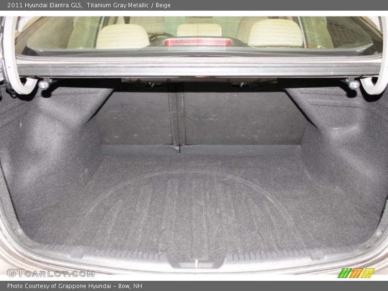 Titanium Gray Metallic / Beige 2011 Hyundai Elantra GLS