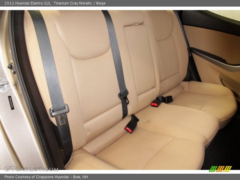 Titanium Gray Metallic / Beige 2011 Hyundai Elantra GLS