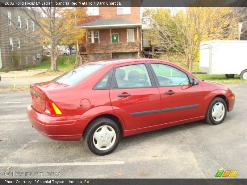 Sangria Red Metallic / Dark Charcoal 2003 Ford Focus LX Sedan