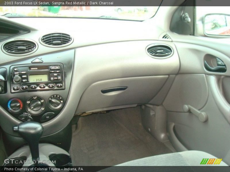 Sangria Red Metallic / Dark Charcoal 2003 Ford Focus LX Sedan