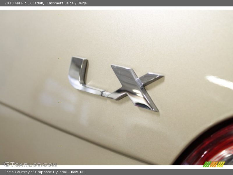Cashmere Beige / Beige 2010 Kia Rio LX Sedan
