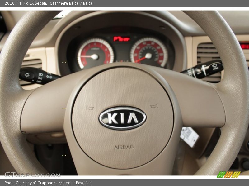 Cashmere Beige / Beige 2010 Kia Rio LX Sedan
