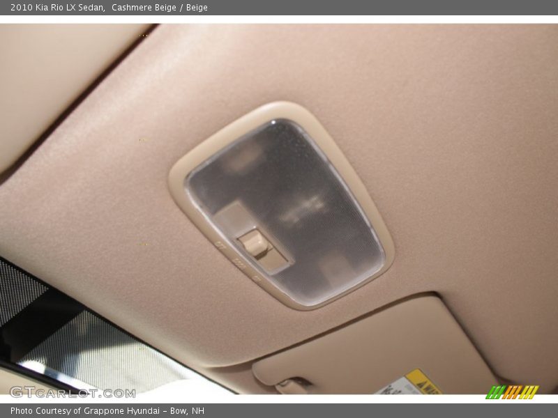 Cashmere Beige / Beige 2010 Kia Rio LX Sedan