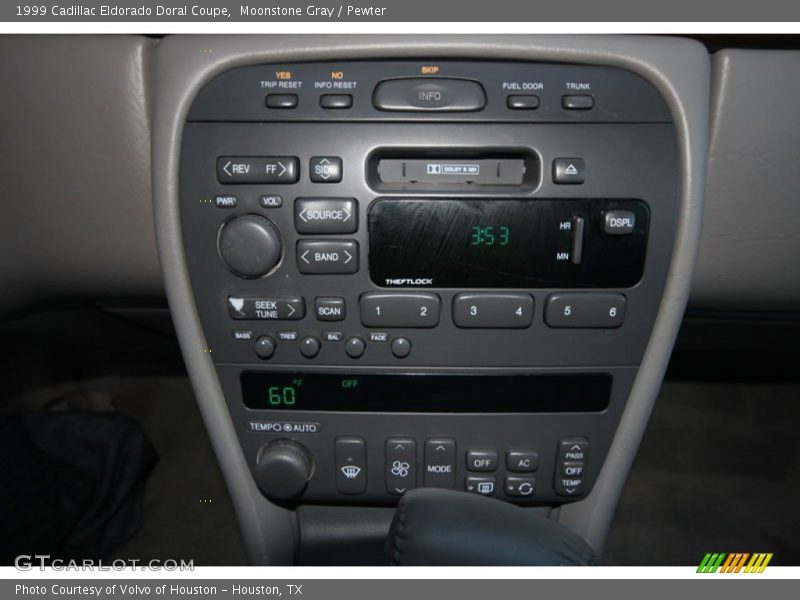 Controls of 1999 Eldorado Doral Coupe