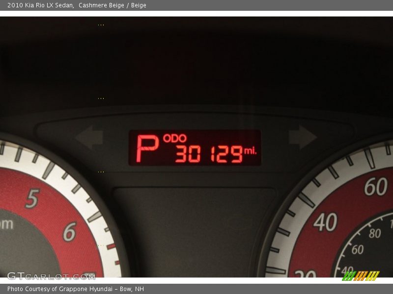 Cashmere Beige / Beige 2010 Kia Rio LX Sedan