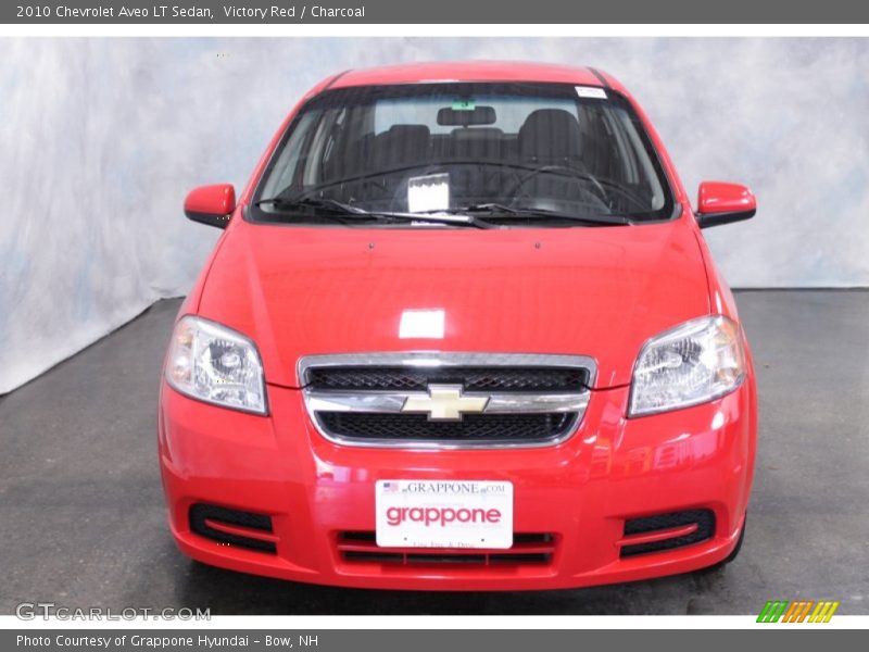 Victory Red / Charcoal 2010 Chevrolet Aveo LT Sedan