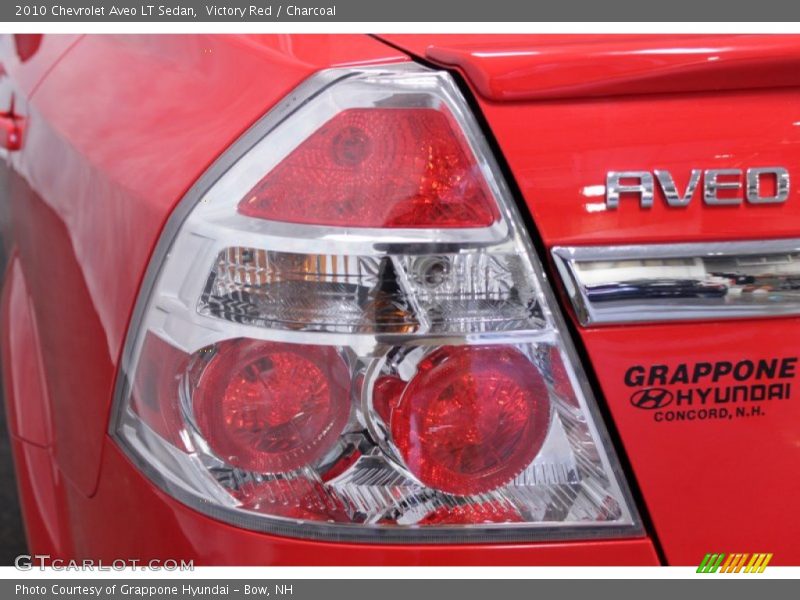 Victory Red / Charcoal 2010 Chevrolet Aveo LT Sedan