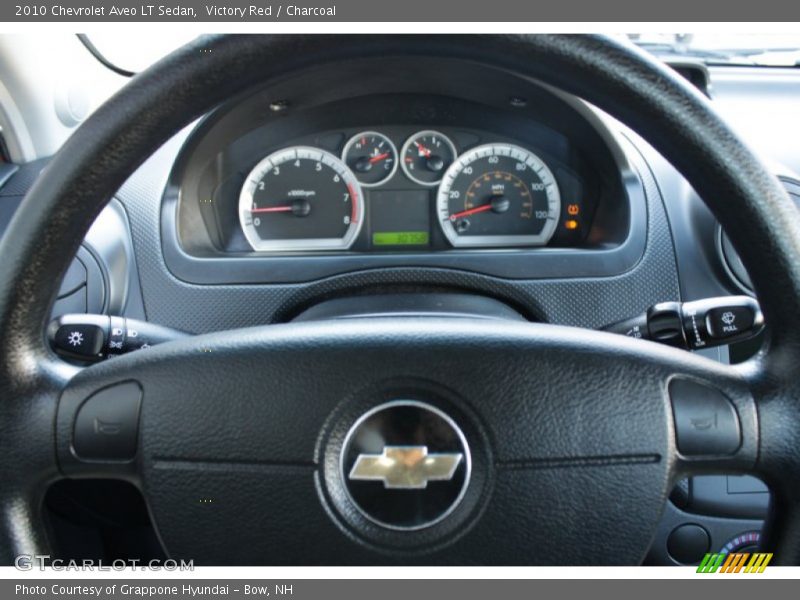 Victory Red / Charcoal 2010 Chevrolet Aveo LT Sedan