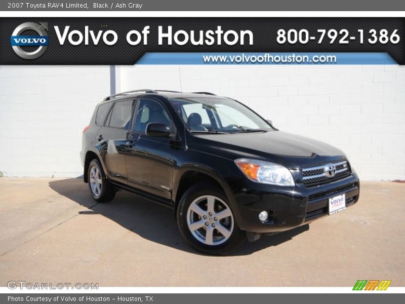 Black / Ash Gray 2007 Toyota RAV4 Limited