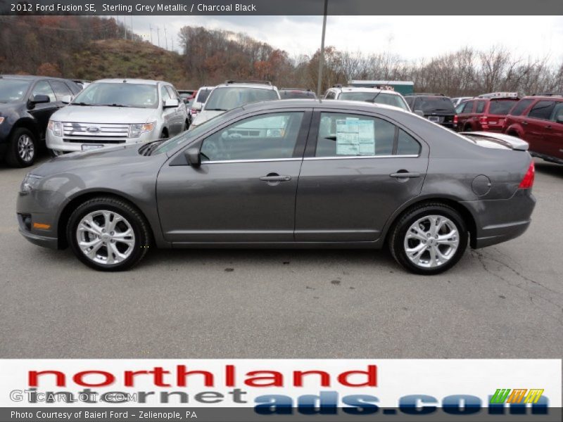 Sterling Grey Metallic / Charcoal Black 2012 Ford Fusion SE