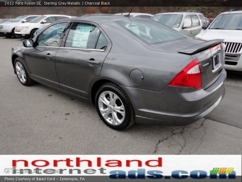 Sterling Grey Metallic / Charcoal Black 2012 Ford Fusion SE