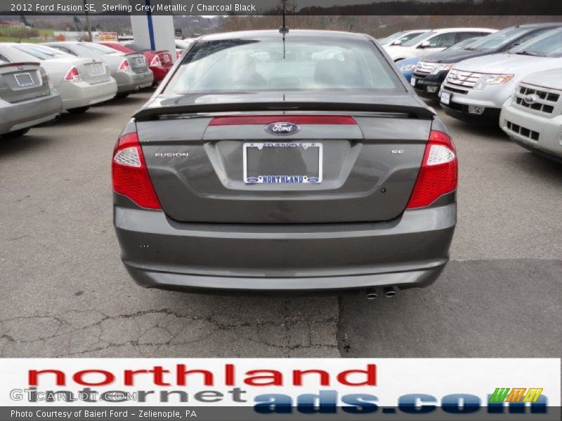 Sterling Grey Metallic / Charcoal Black 2012 Ford Fusion SE