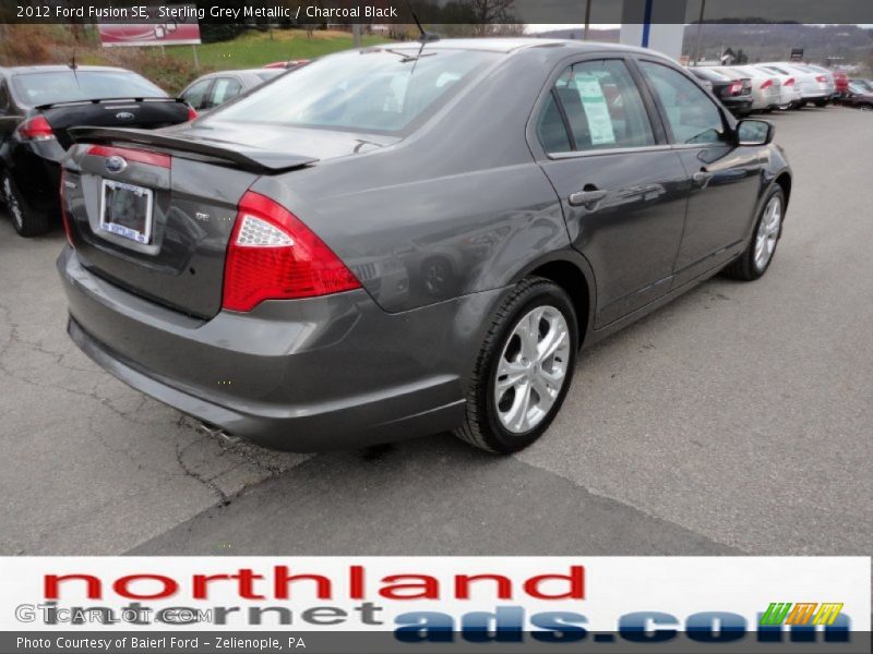 Sterling Grey Metallic / Charcoal Black 2012 Ford Fusion SE