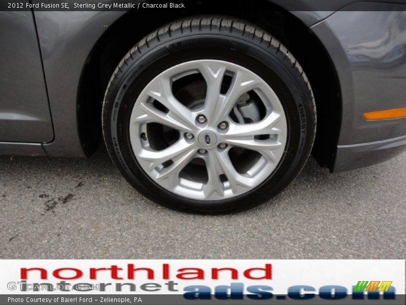 Sterling Grey Metallic / Charcoal Black 2012 Ford Fusion SE