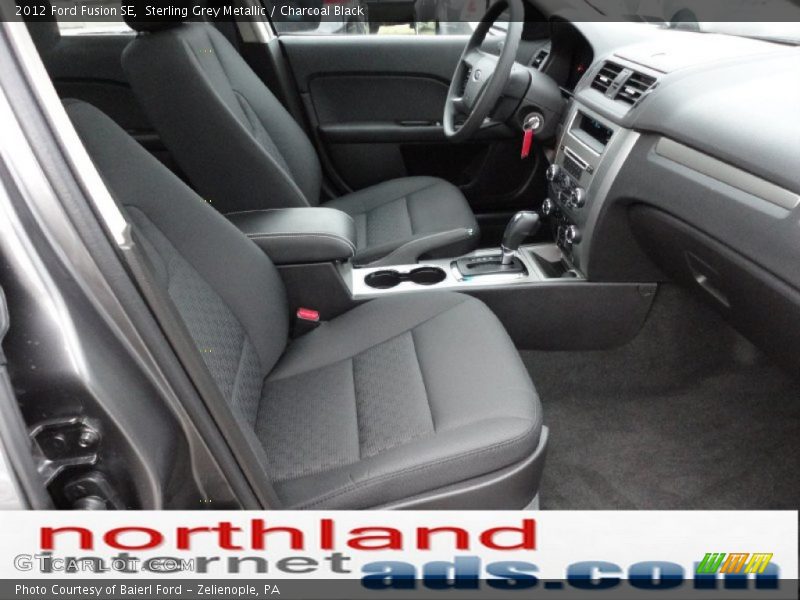 Sterling Grey Metallic / Charcoal Black 2012 Ford Fusion SE