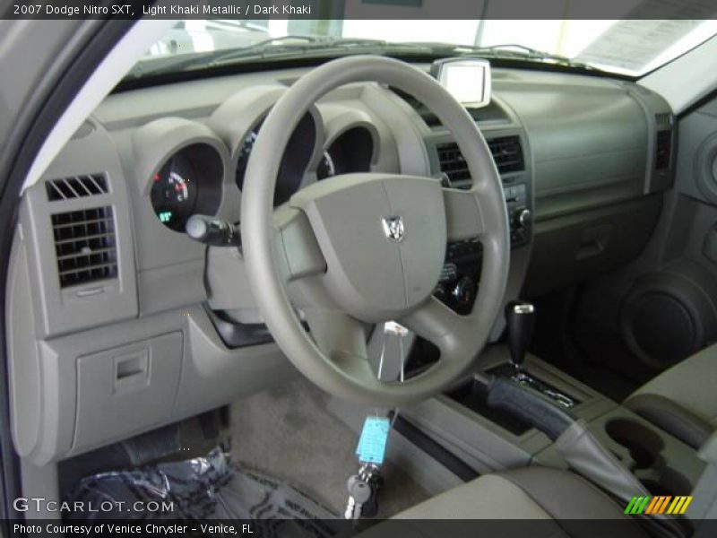 Light Khaki Metallic / Dark Khaki 2007 Dodge Nitro SXT
