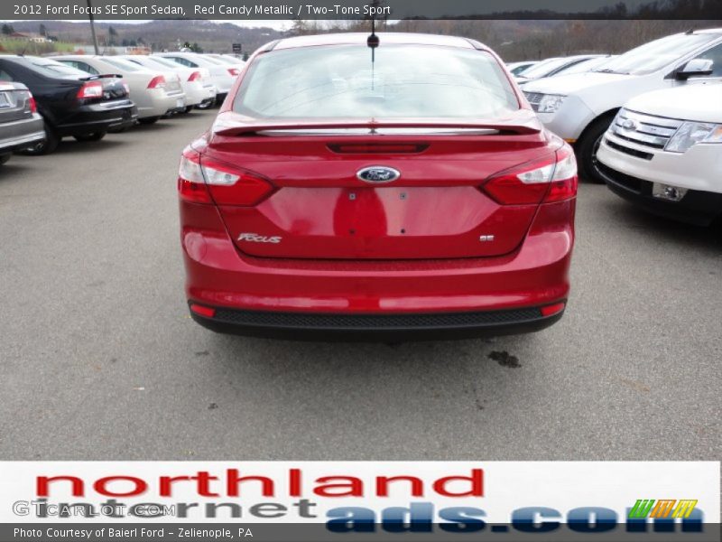 Red Candy Metallic / Two-Tone Sport 2012 Ford Focus SE Sport Sedan