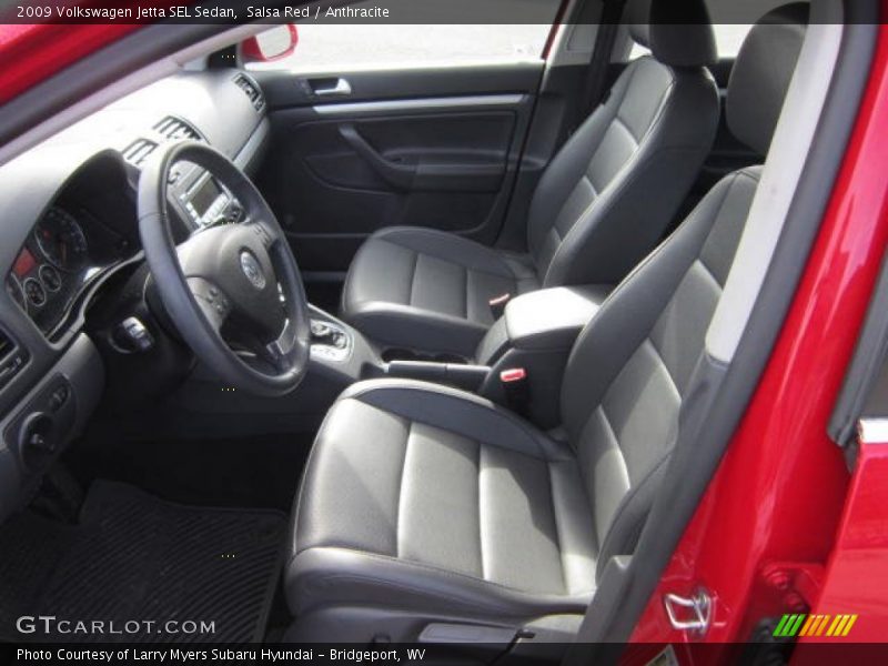 Salsa Red / Anthracite 2009 Volkswagen Jetta SEL Sedan