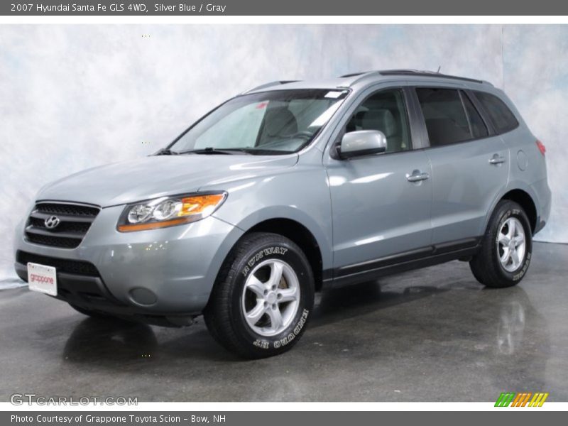 Silver Blue / Gray 2007 Hyundai Santa Fe GLS 4WD