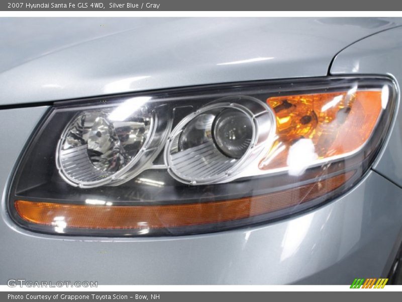 Silver Blue / Gray 2007 Hyundai Santa Fe GLS 4WD
