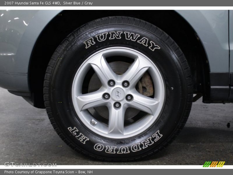 Silver Blue / Gray 2007 Hyundai Santa Fe GLS 4WD