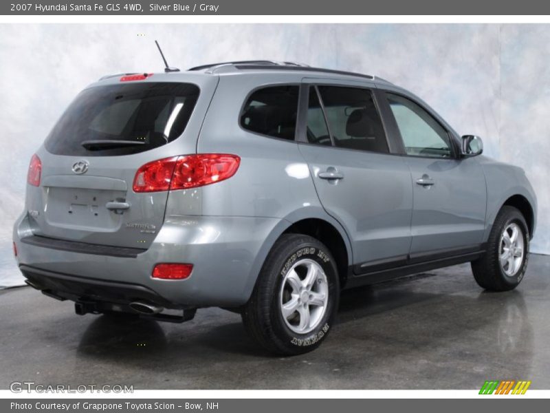 Silver Blue / Gray 2007 Hyundai Santa Fe GLS 4WD