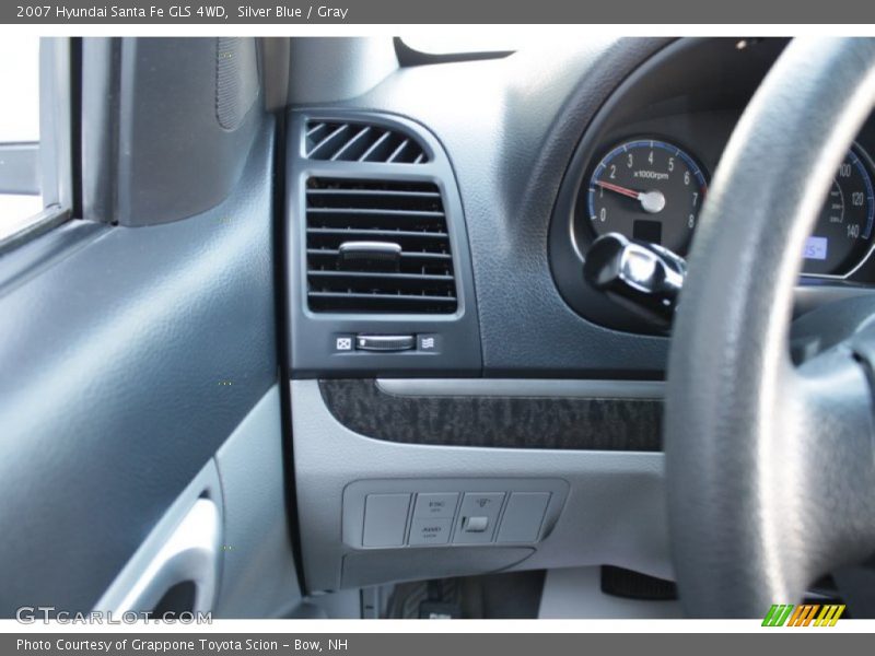 Silver Blue / Gray 2007 Hyundai Santa Fe GLS 4WD