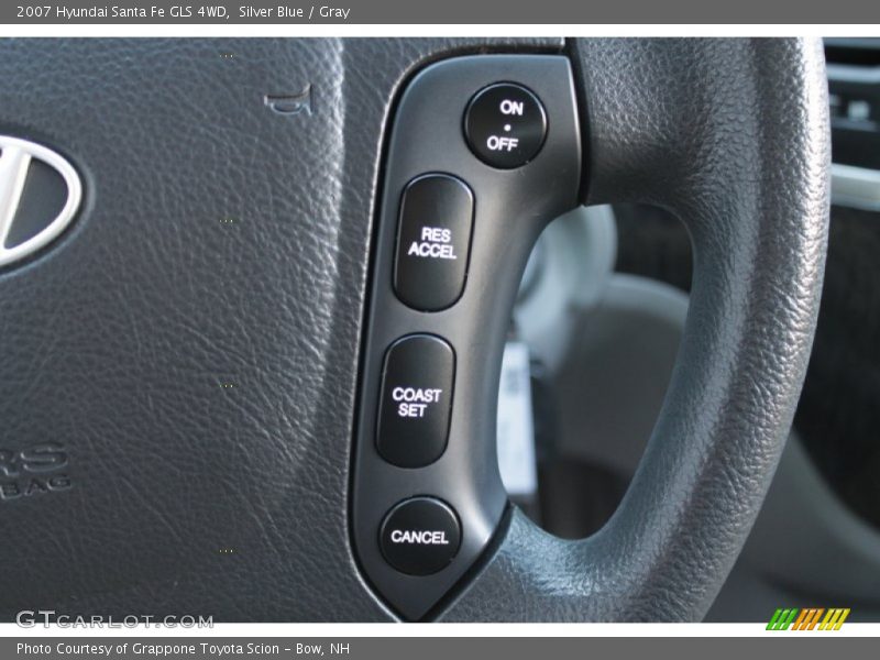 Silver Blue / Gray 2007 Hyundai Santa Fe GLS 4WD