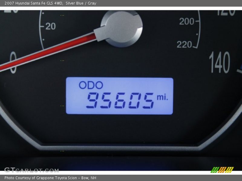 Silver Blue / Gray 2007 Hyundai Santa Fe GLS 4WD