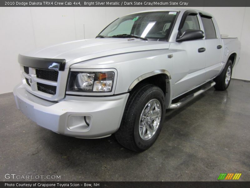 Bright Silver Metallic / Dark Slate Gray/Medium Slate Gray 2010 Dodge Dakota TRX4 Crew Cab 4x4