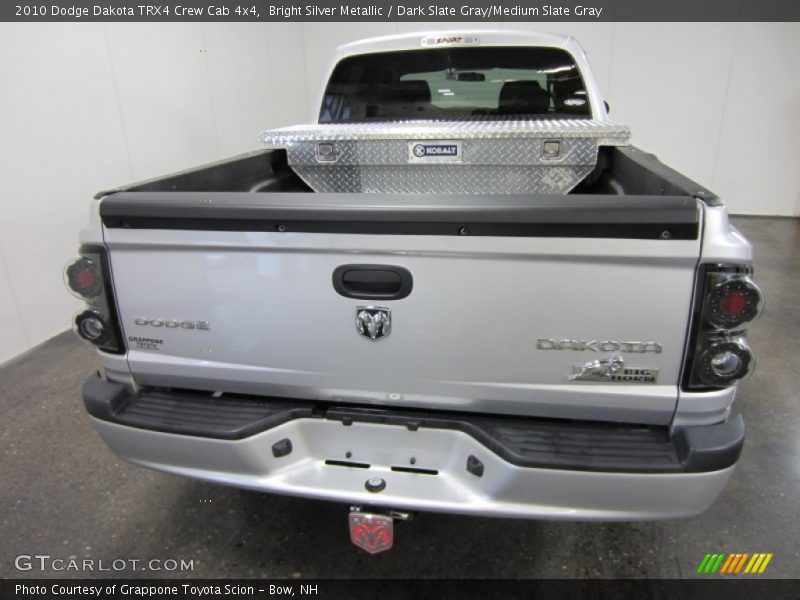 Bright Silver Metallic / Dark Slate Gray/Medium Slate Gray 2010 Dodge Dakota TRX4 Crew Cab 4x4