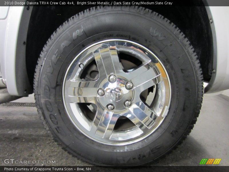 Bright Silver Metallic / Dark Slate Gray/Medium Slate Gray 2010 Dodge Dakota TRX4 Crew Cab 4x4