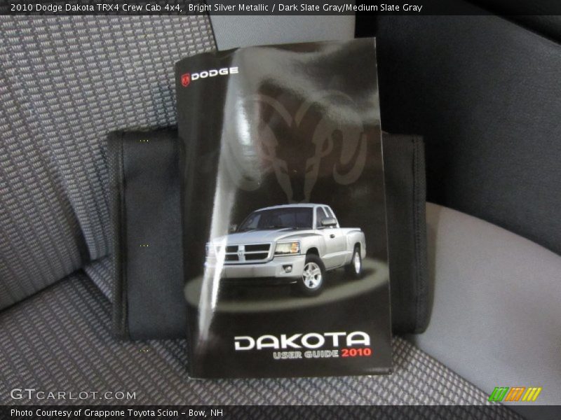 Bright Silver Metallic / Dark Slate Gray/Medium Slate Gray 2010 Dodge Dakota TRX4 Crew Cab 4x4