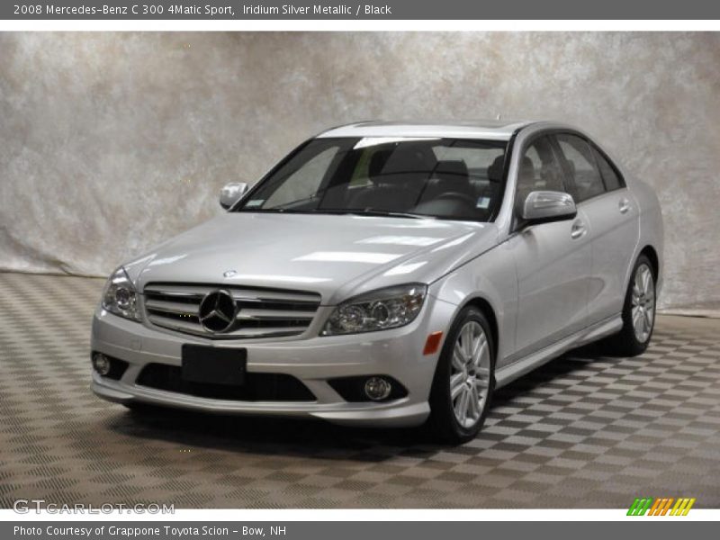 Iridium Silver Metallic / Black 2008 Mercedes-Benz C 300 4Matic Sport