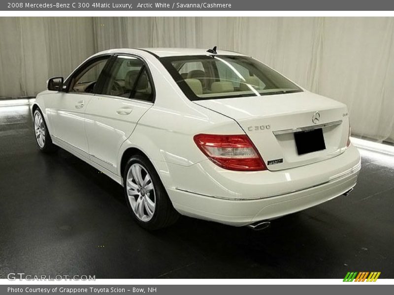 Arctic White / Savanna/Cashmere 2008 Mercedes-Benz C 300 4Matic Luxury